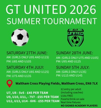 GT United Youth flyer