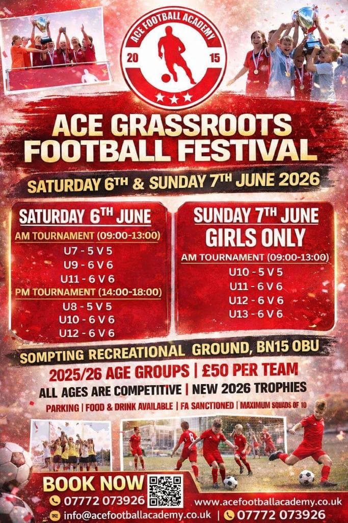 ACE Football Academy - Football Festival flyer