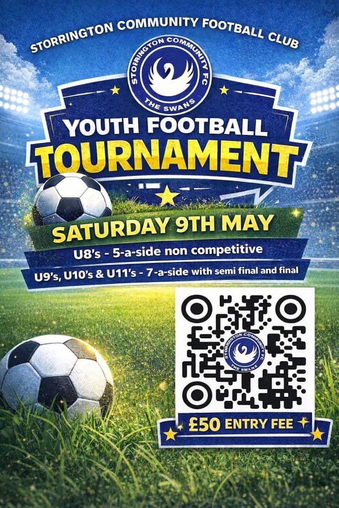 Storrington CFC - Youth Football Tournament flyer