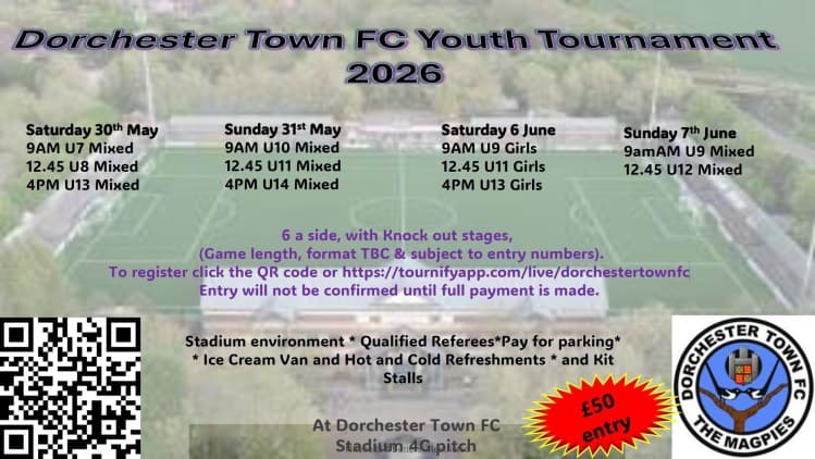 Dorchester Town FC Youth Tournament
