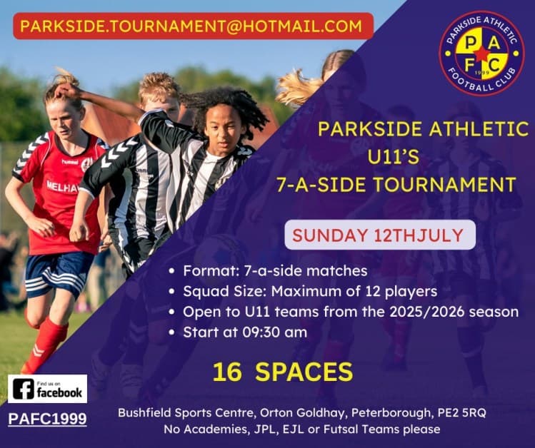 Parkside Athletic Tournament flyer