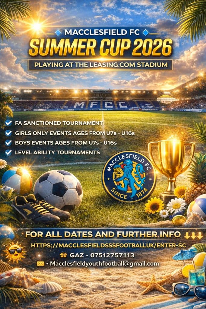 Macclesfield FC Summer Cup - GIRLS ONLY flyer