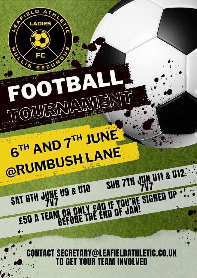 Leafield Athletic Ladies Tournament - GIRLS ONLY