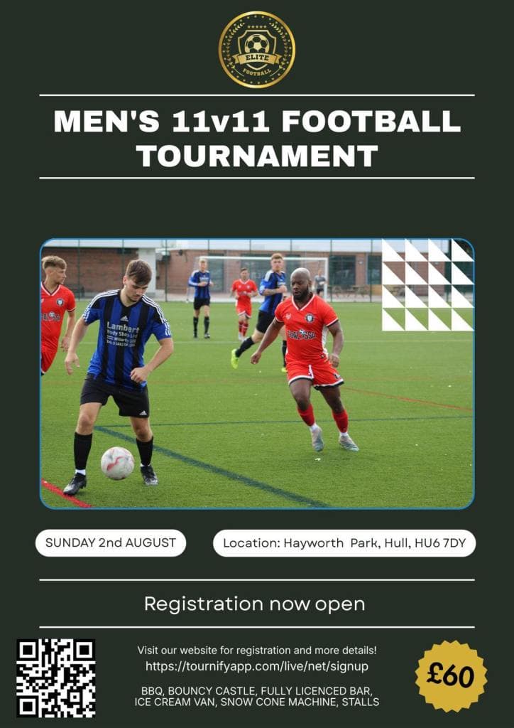 National Elite Football Tournament - MENS flyer