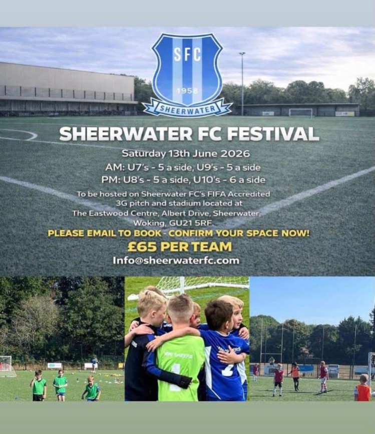 Sheerwater FC Festival flyer