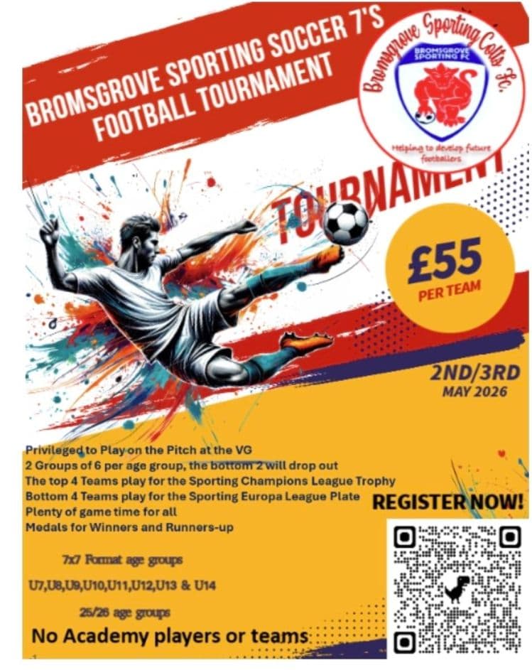 Bromsgrove Sporting FC Soccer 7's Tournament