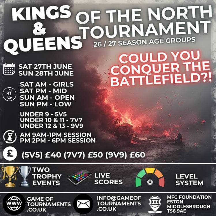 Game of Tournaments - Kings And Queens of The North flyer