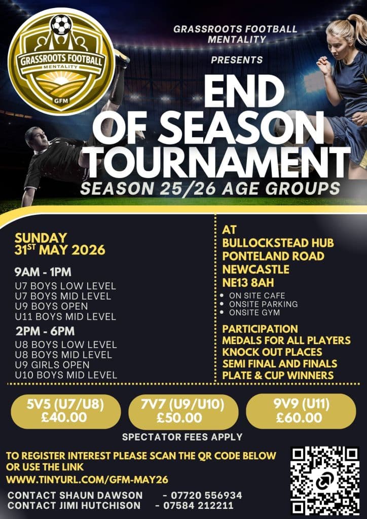 Grassroots Football Mentality - End Of Season Tournament