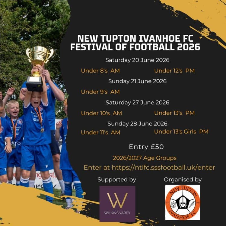 New Tupton Ivanhoe FC?Summer Festival of Football flyer