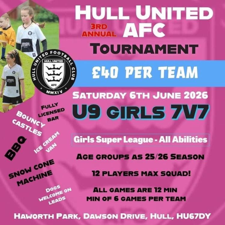 Hull United Tournament - GIRLS ONLY