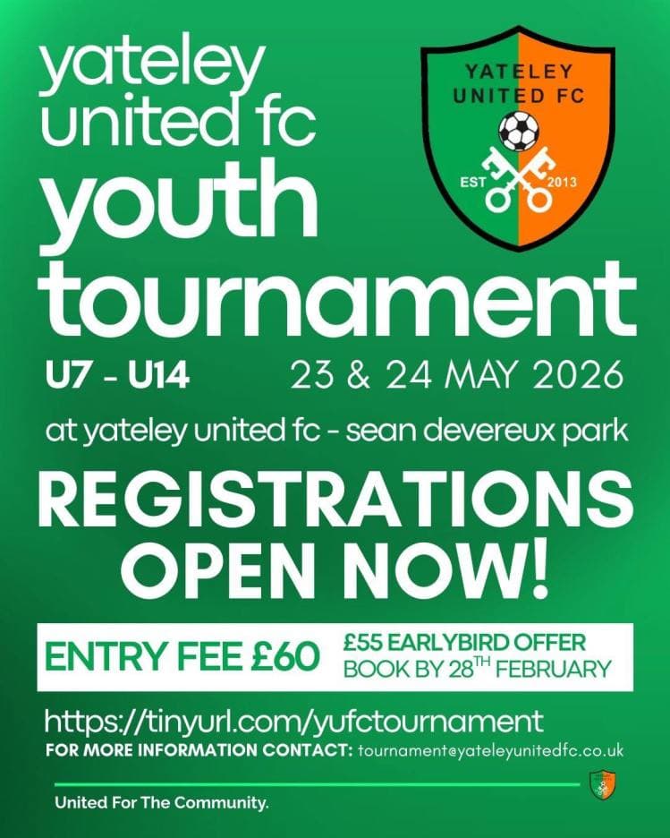 Yateley United FC 2026 Tournament