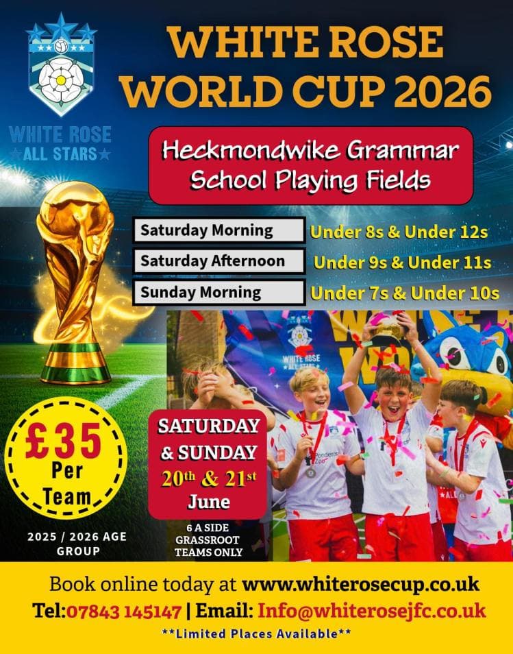 White Rose World Cup flyer