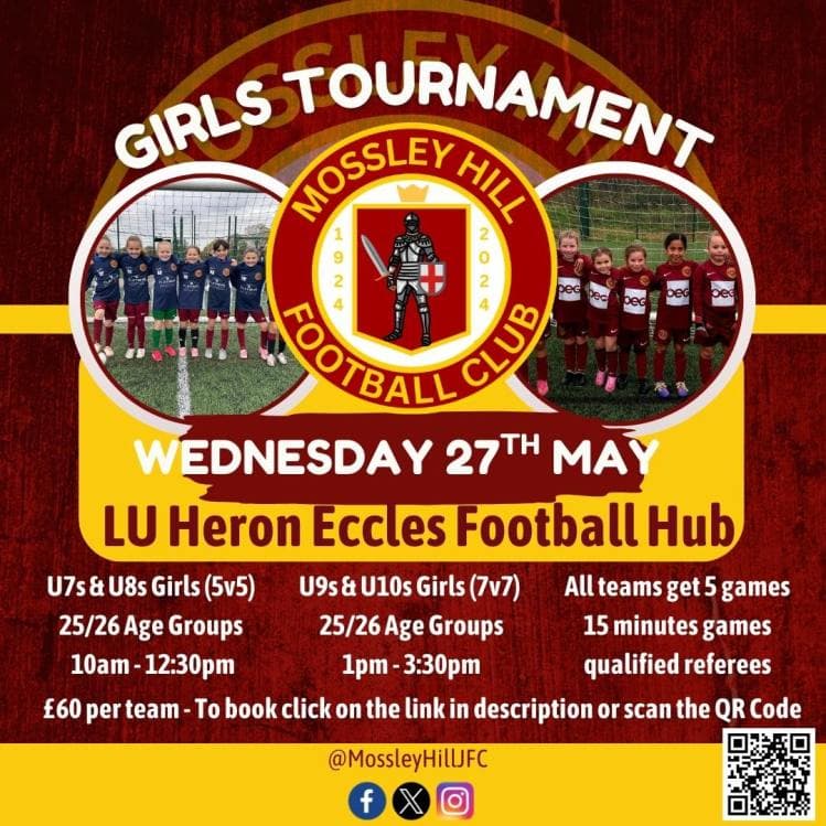 Mossley Hill Girls Tournament - GIRLS ONLY flyer