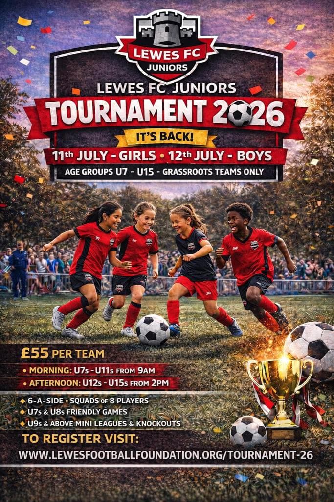 Lewes FC Juniors Tournament - GIRLS ONLY