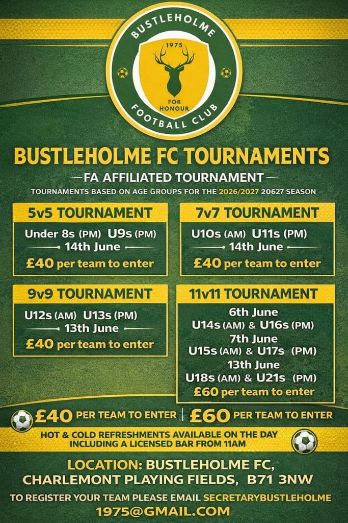Bustleholme FC Tournament