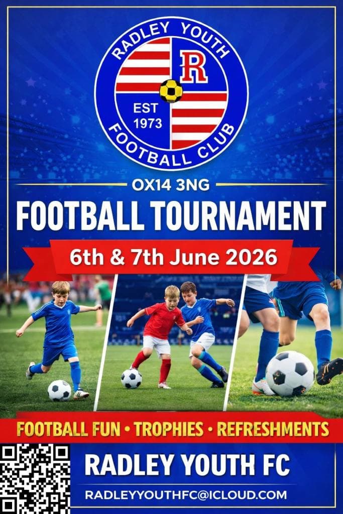 Radley Youth FC Annual Tournament flyer