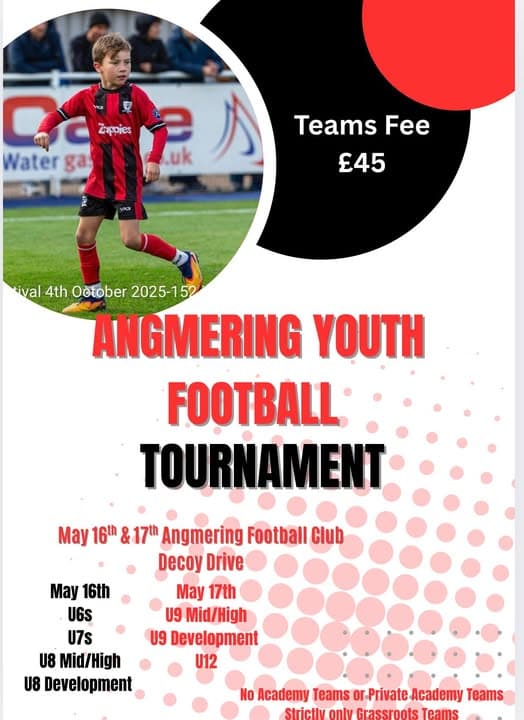 Angmering Youth Tournament flyer