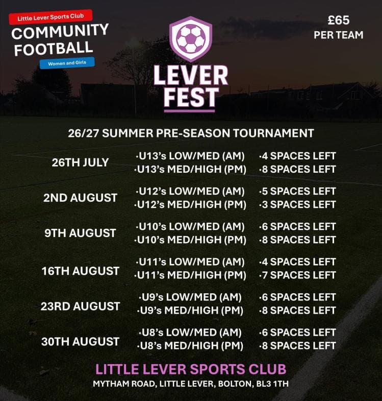 Lever Fest - GIRLS ONLY flyer