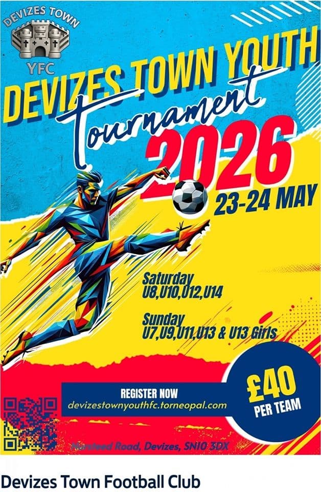Devizes Town Youth Tournament flyer