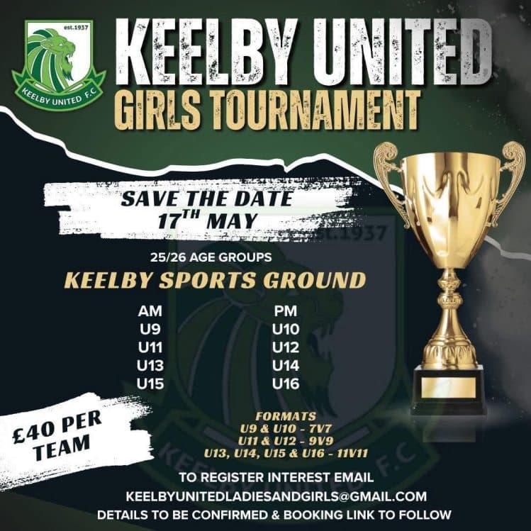 Keelby United Tournaments - GIRLS ONLY