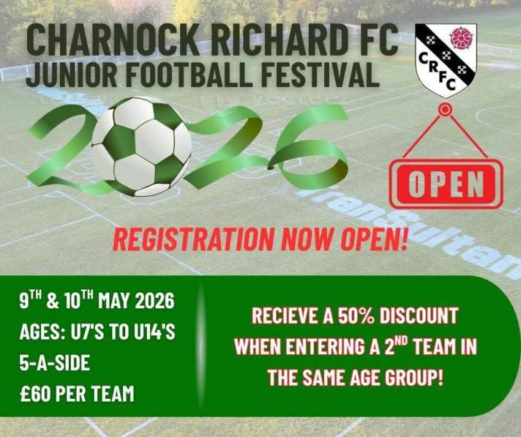 Charnock Richard FC Junior Football Festival