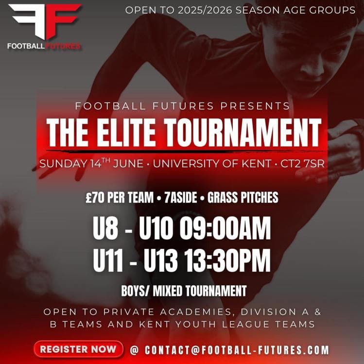 Football Futures Elite Summer Tournament flyer