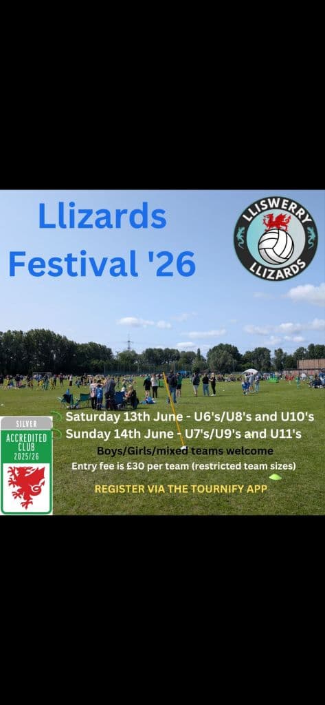 Lliswerry Llizards FC 2026 Summer Festival