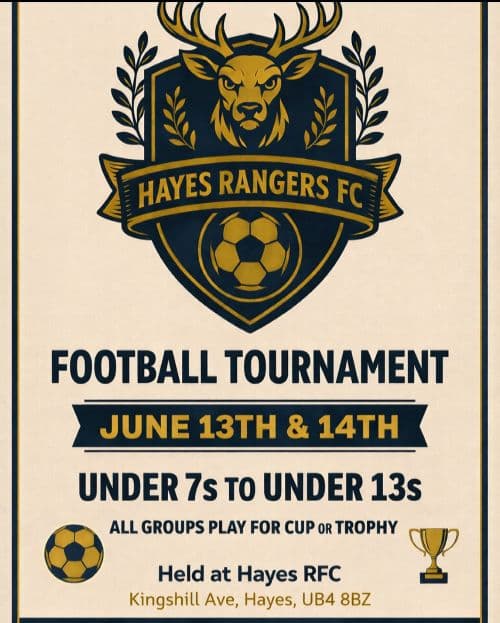 Hayes Rangers FC flyer