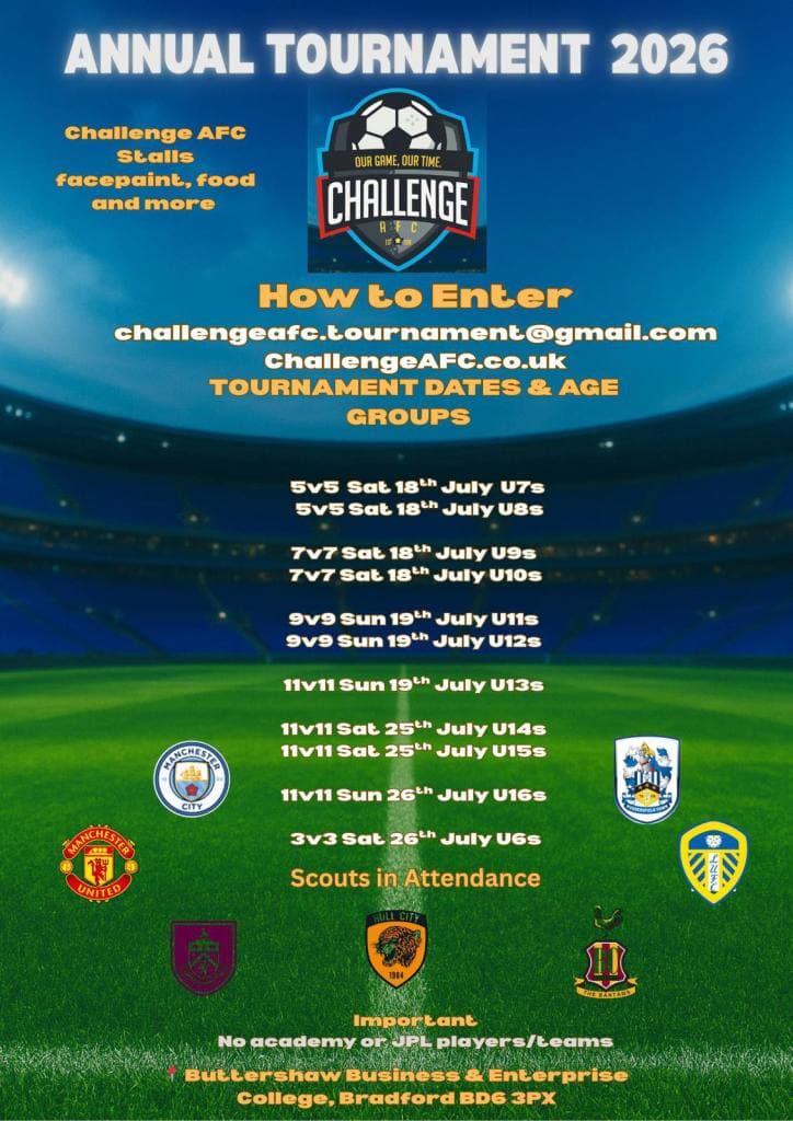 Challenge AFC Tournament flyer