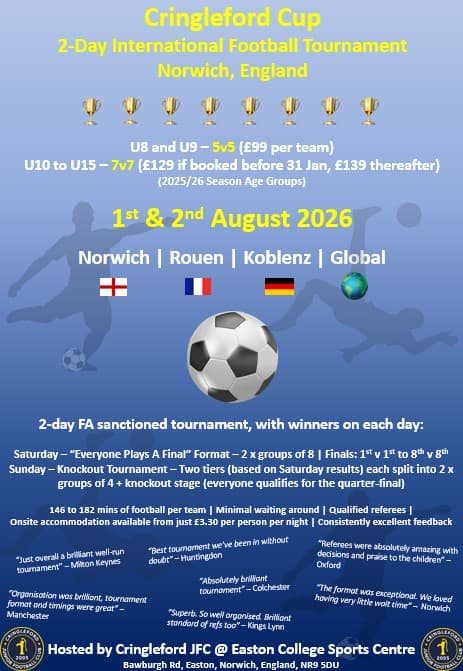 Cringleford Cup flyer