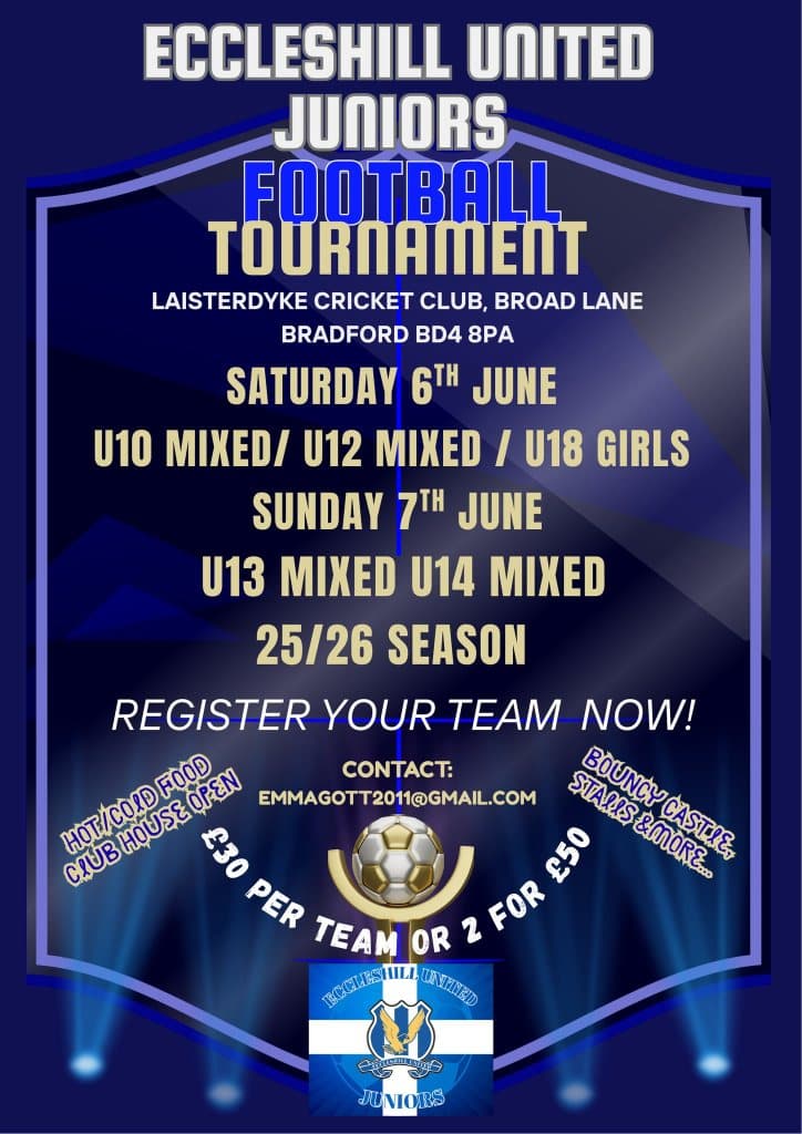 Eccleshill United Juniors Football Tournament