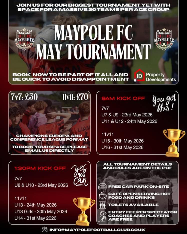 Maypole FC May Tournament