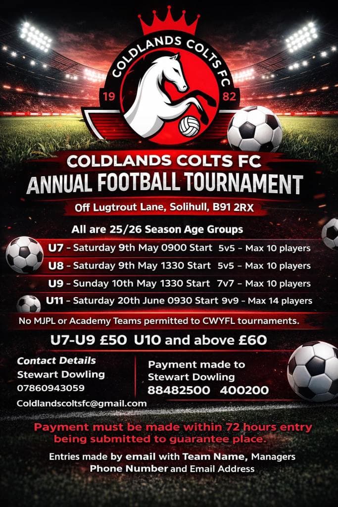 Coldlands Colts FC Annual Football Tournament