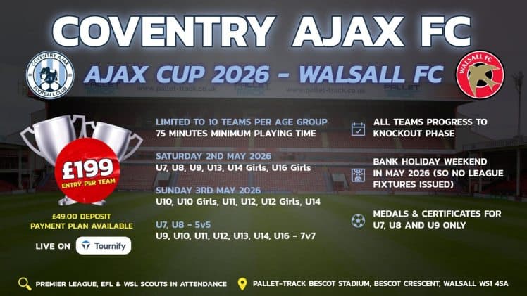Ajax Cup 2026 flyer