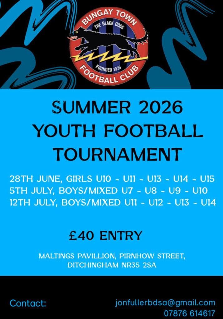 Bungay Town Summer Youth Tournament - GIRLS ONLY