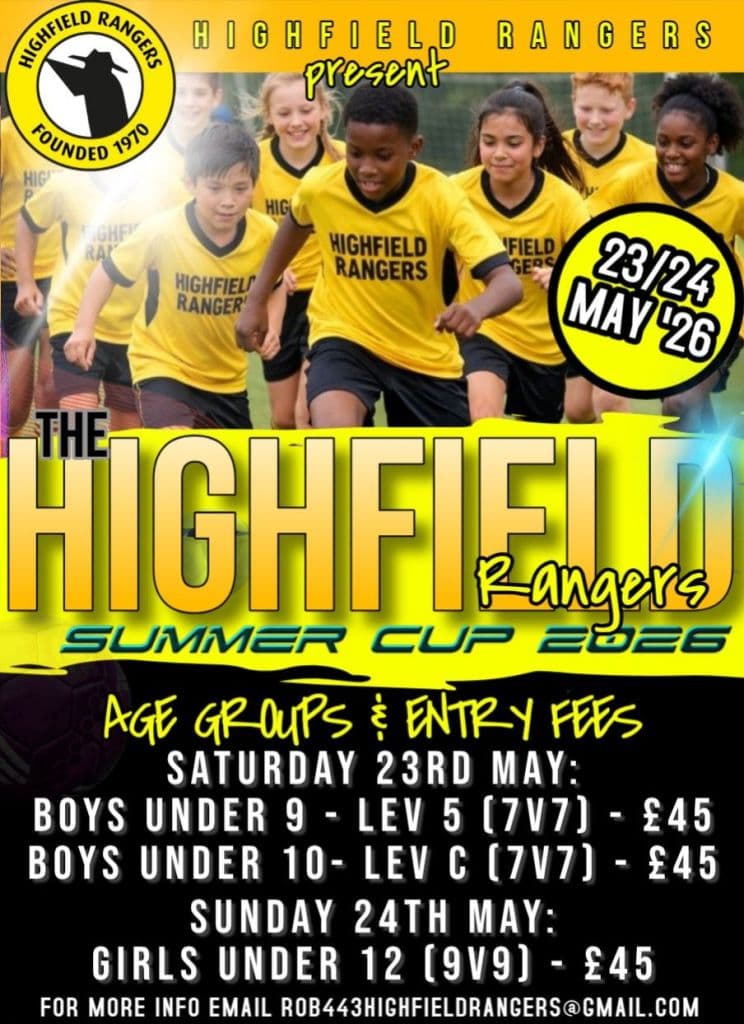 Highfield Rangers Summer Cup - GIRLS ONLY