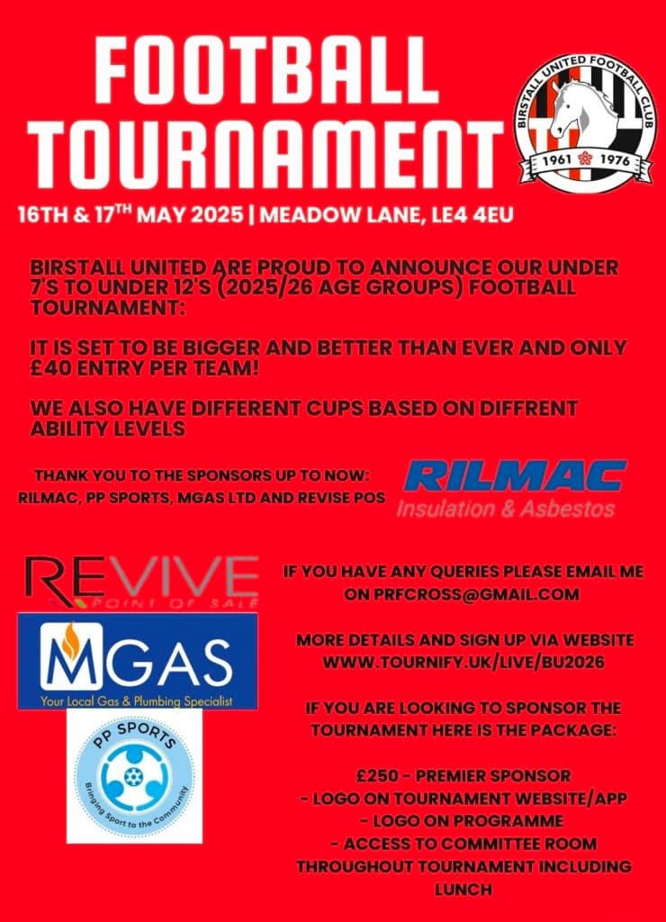 Birstall United Football Tournament