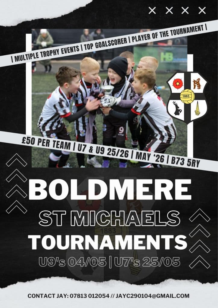 Boldmere St Michaels ? May Tournament flyer