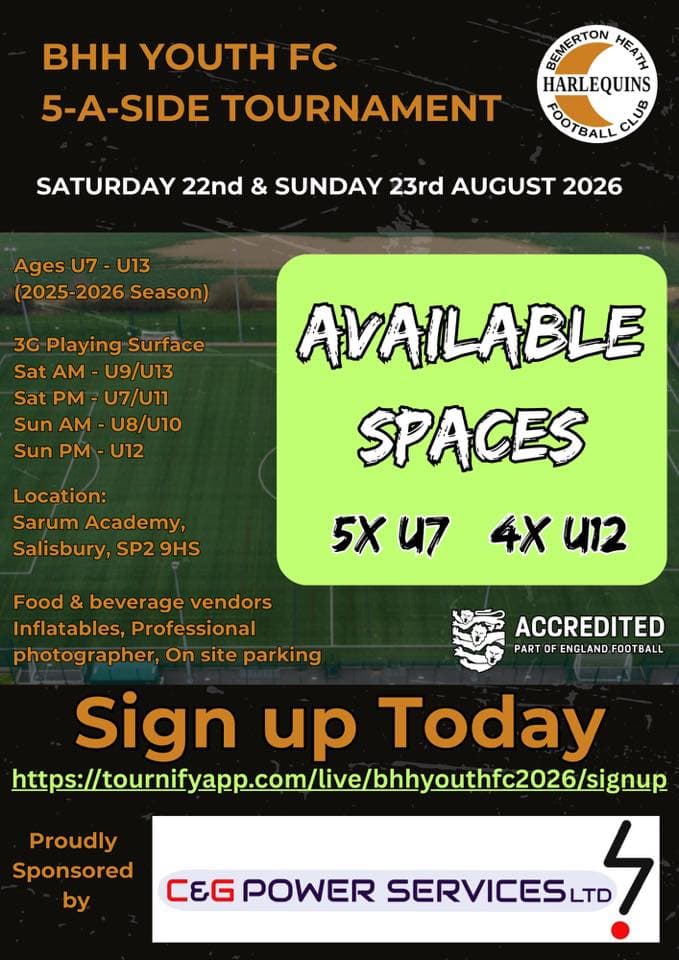 BHH Youth Pre-season 5-a-side