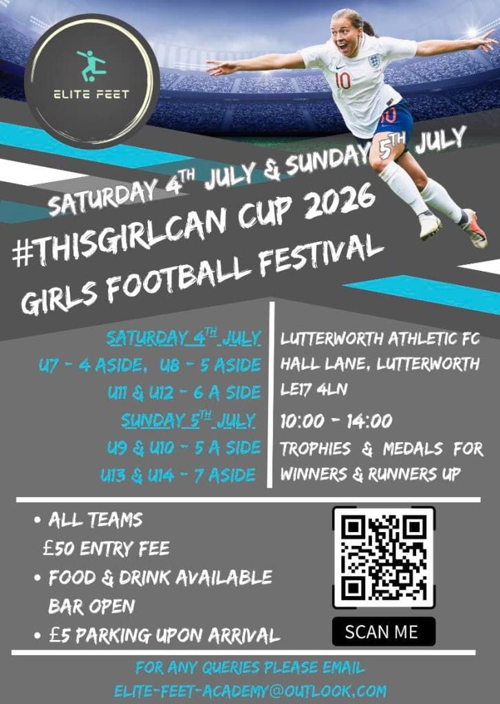 Elite Feet #Thisgirlcan Cup - GIRLS ONLY