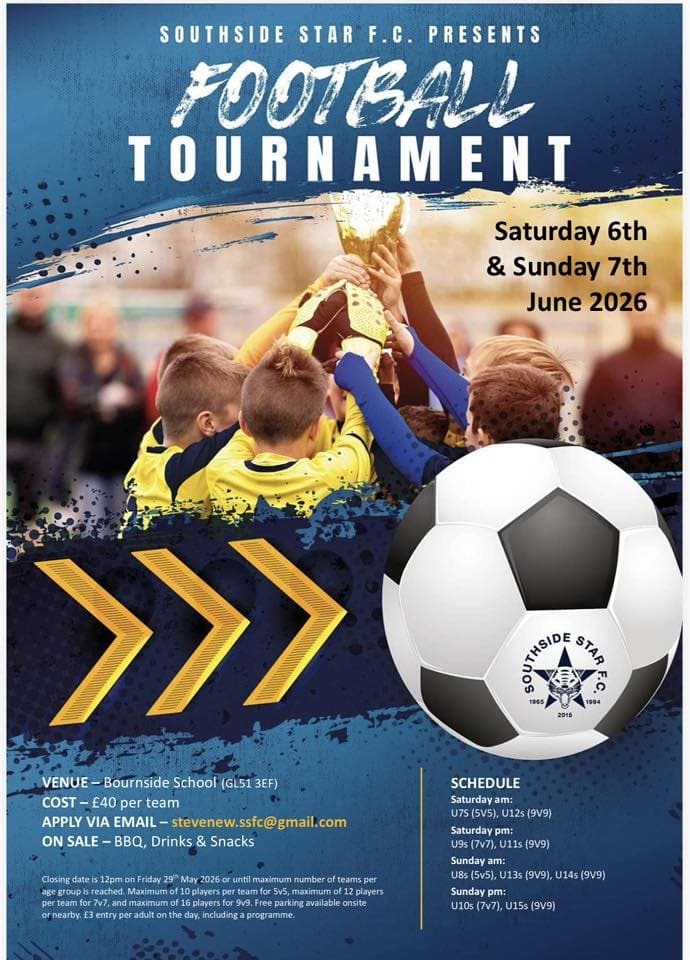 Southside Star Football Tournament flyer