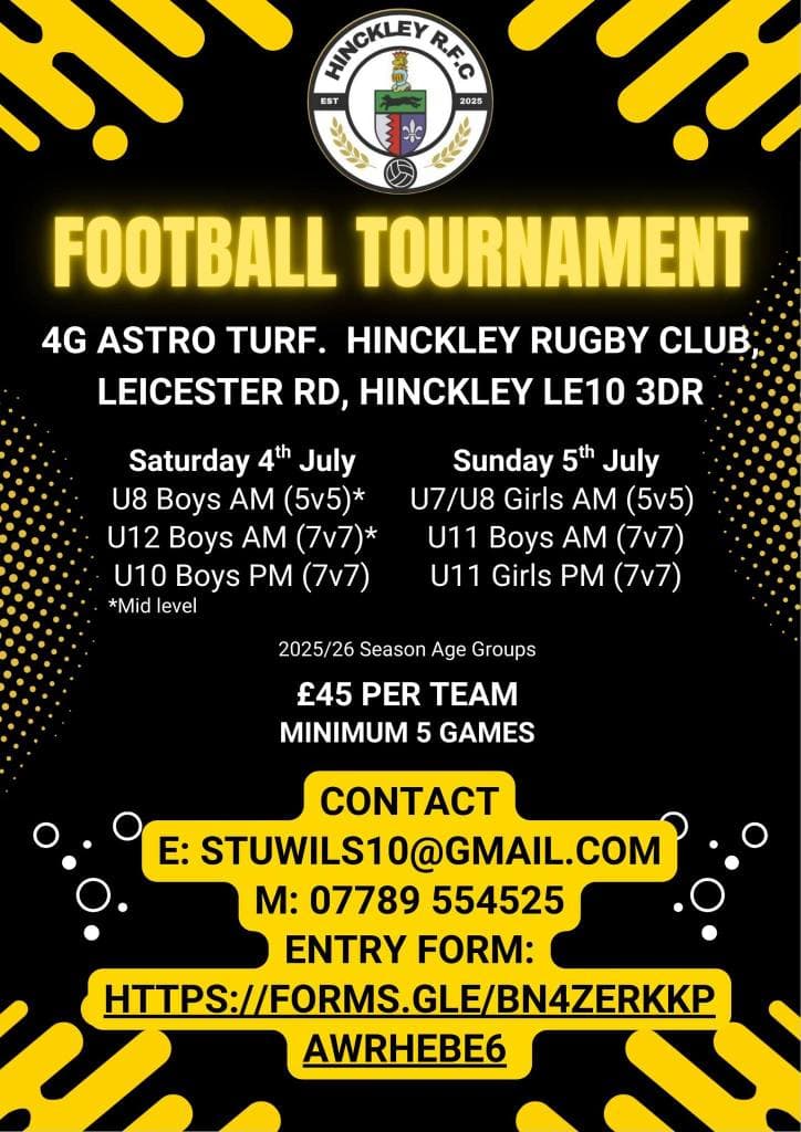 Hinckley RFC Tournament