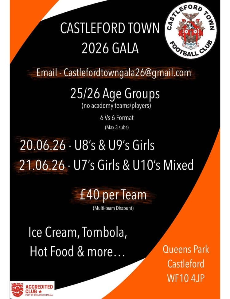 Castleford Town Gala - GIRLS ONLY flyer