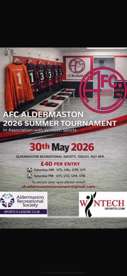 AFC Aldermaston Summer Tournament flyer