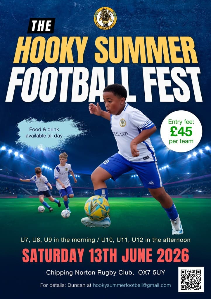 Hooky Summer Football Fest flyer