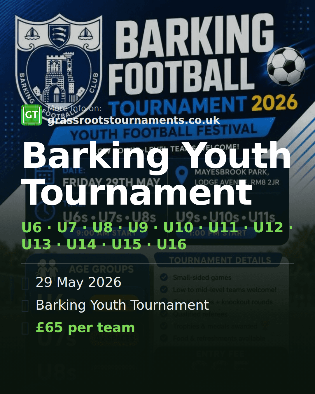 Barking Youth Tournament — social preview