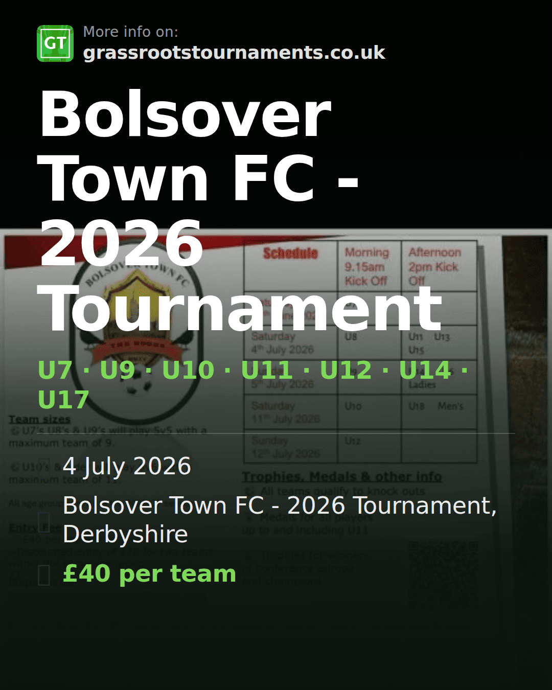 Bolsover Town FC - 2026 Tournament — social preview