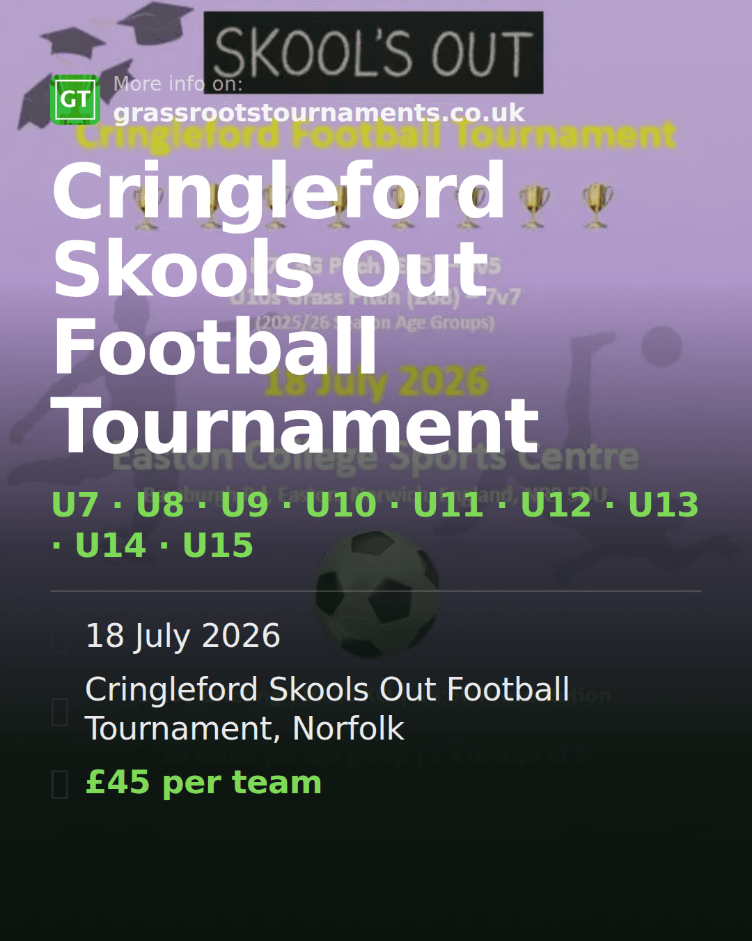 Cringleford Skools Out Football Tournament — social preview