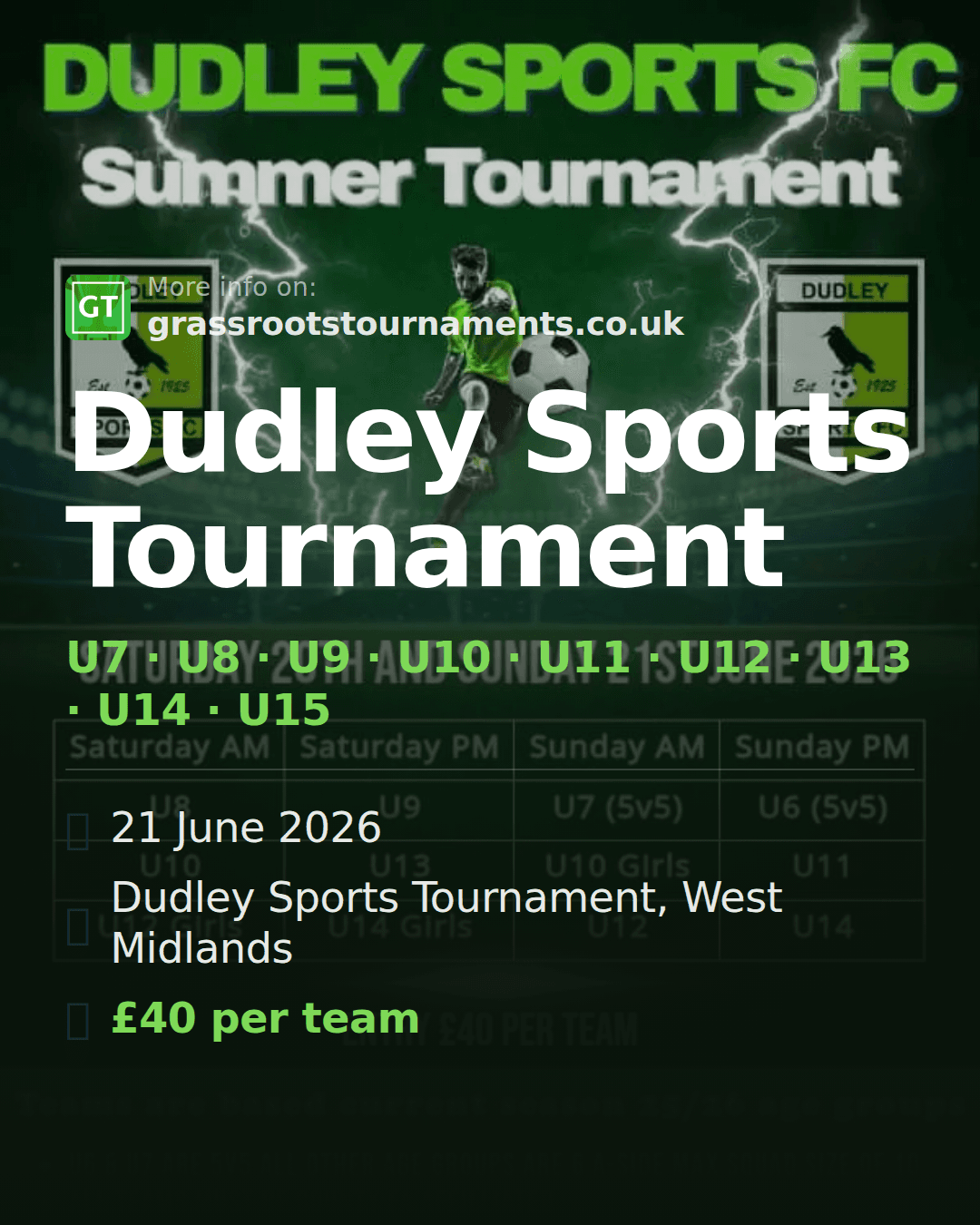 Dudley Sports Tournament — social preview