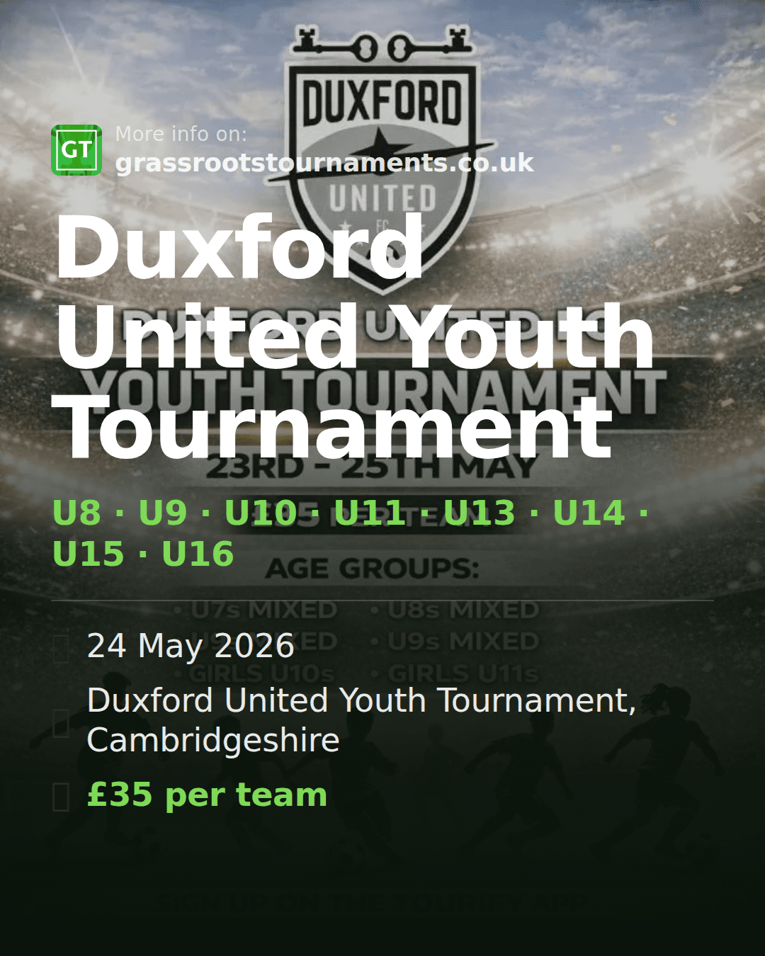 Duxford United Youth Tournament — social preview